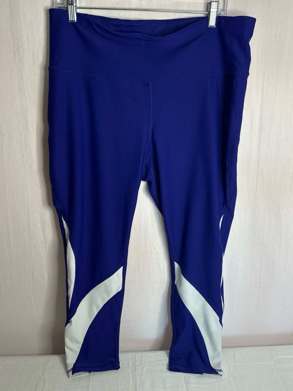 Xersion Royal Blue and White Kids Active Leggings